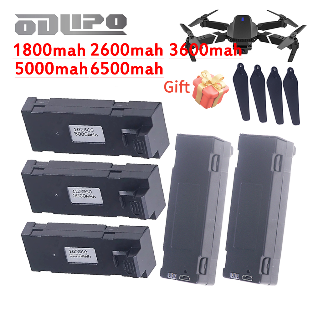 Eachine Drone E58 - بطارية E88 محدثة جديدة بسعات 6500mah