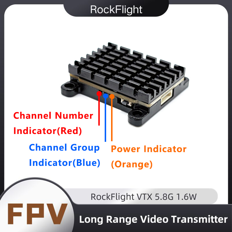 جهاز إرسال RockFlight TX663 VT - مراجعة Drone Racing Receiver وسعره