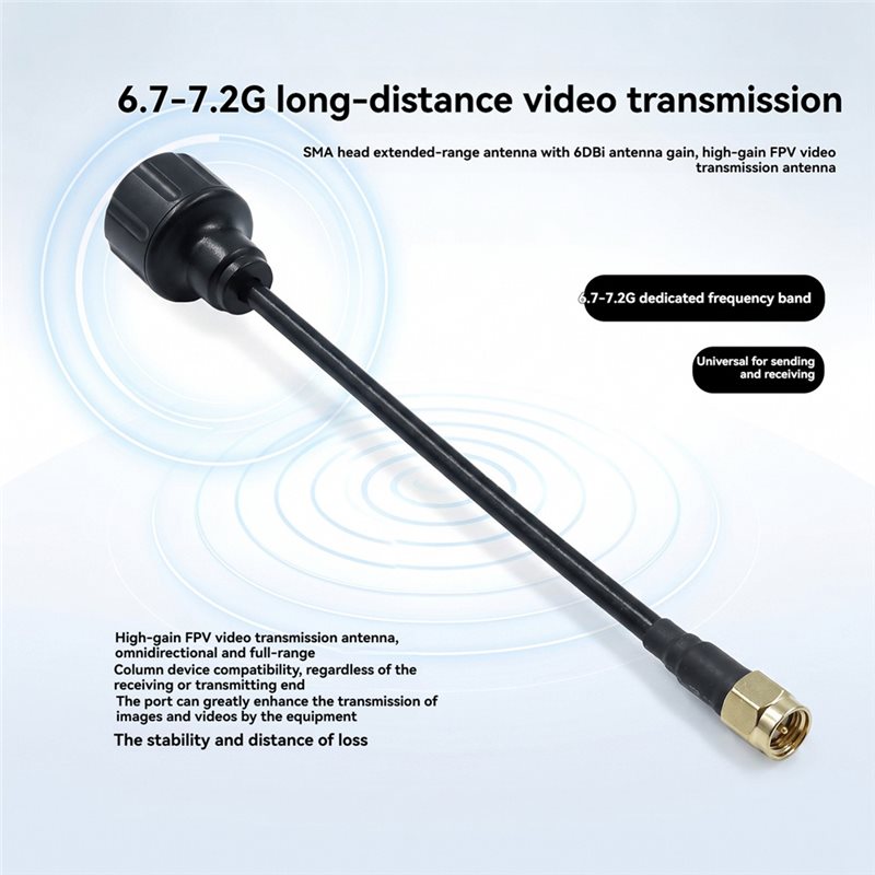 [جديد! A25P] هوائي SMA بتردد 6 - مراجعة Drone Racing Antenna وسعره